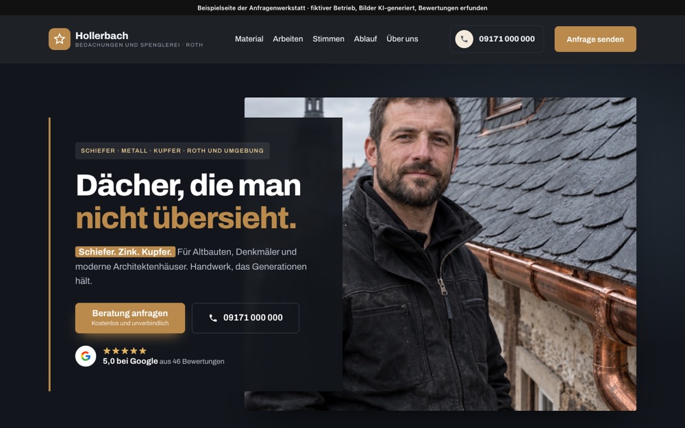 Beispielseite Hollerbach
